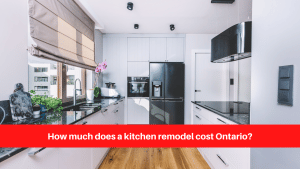How much does a kitchen remodel cost Ontario