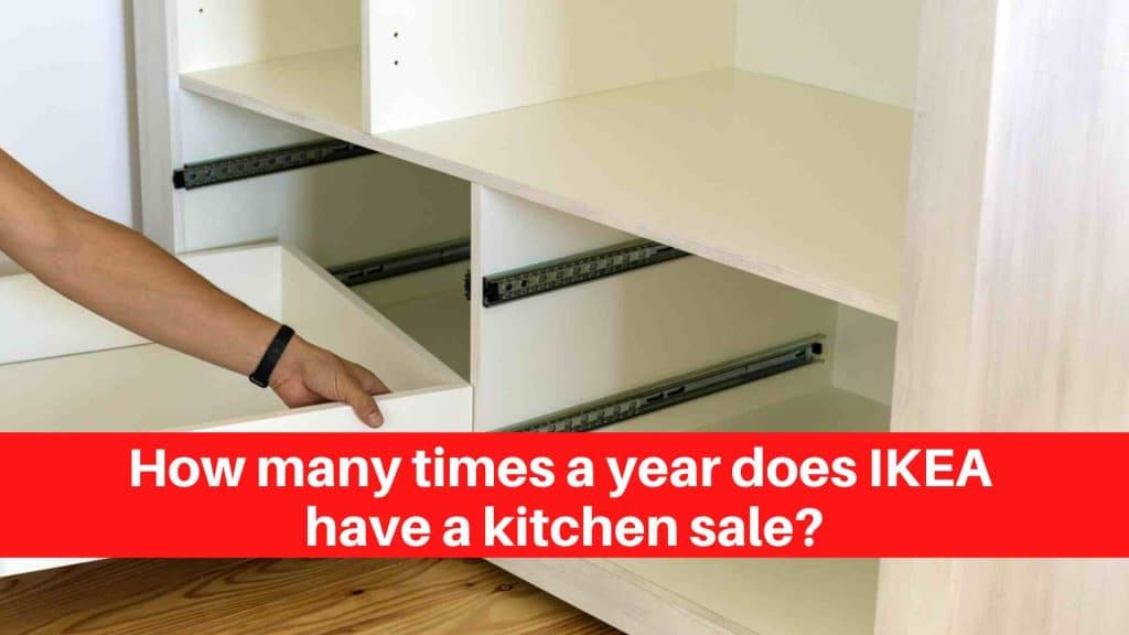 How many times a year does IKEA have a kitchen sale