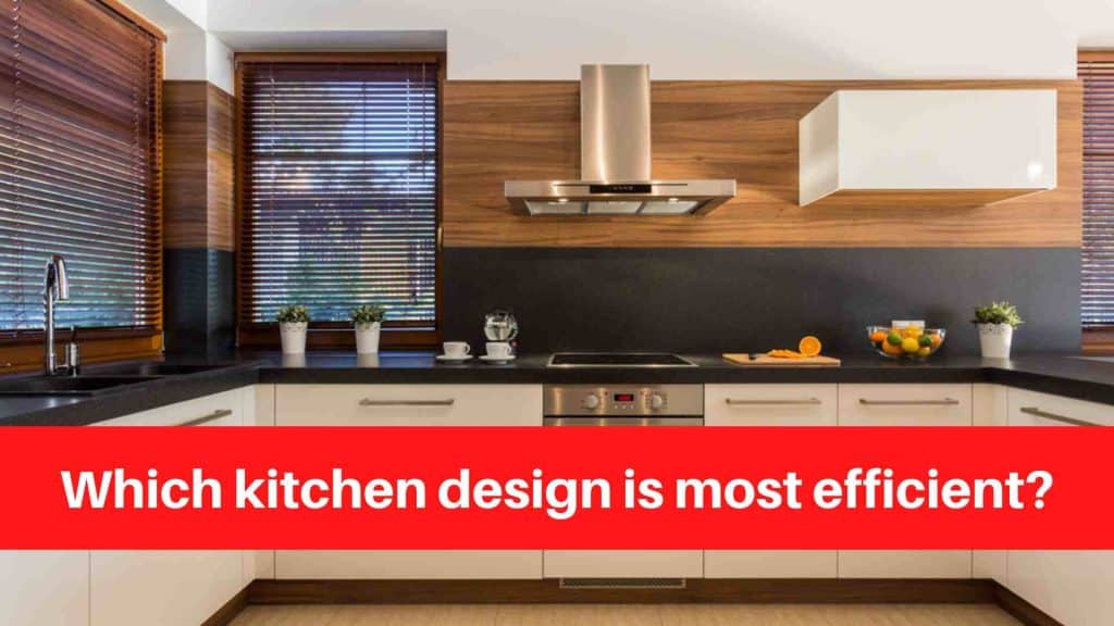 Which kitchen design is most efficient